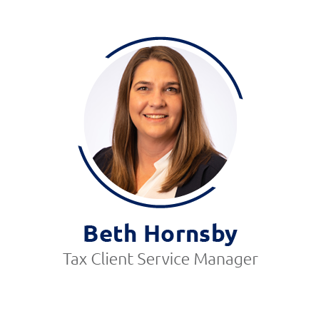 beth hornsby tax client service manager